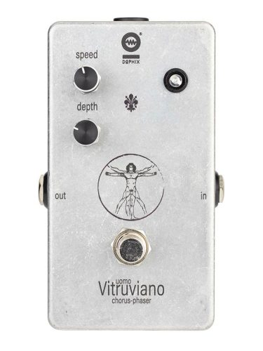 DX-UOMO Dophix  UOMO VITRUVIANO chorus/ phaser, handbuilt analog effects pedal, new old stock parts