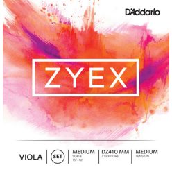   DZ410-MM D'Addario Zyex viola string set, 15"+, medium