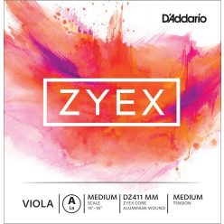   DZ411-MM D'Addario Zyex viola string A-1, 15"+, medium