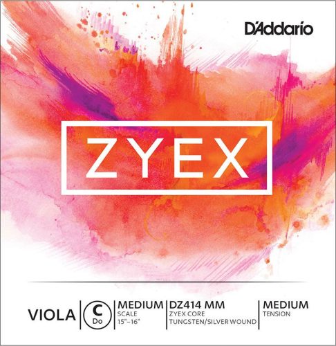 DZ414-MM D'Addario Zyex viola string C-4, 15"+, medium