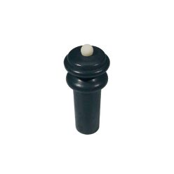   EA-22002EW Teller  viola endpin, in ebony, medium, hill model, with white ball