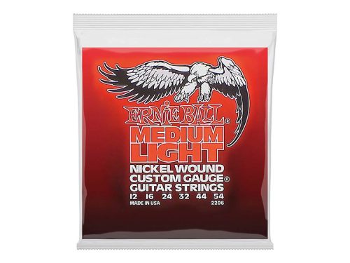 EB-2206 Ernie Ball  string set electric, nickel wound, medium-light, 012-016-024w-032-044-054