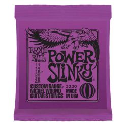   EB-2220 Ernie Ball  string set electric, nickel wound, power slinky, 011-014-018-028-038-048