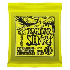   EB-2221 Ernie Ball  string set electric, nickel wound, regular slinky, 010-013-017-026-036-046