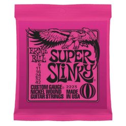   EB-2223 Ernie Ball  string set electric, nickel wound, super slinky, 009-011-016-024-032-042