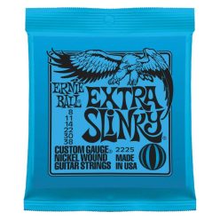   EB-2225 Ernie Ball  string set electric, nickel wound, extra slinky, 008-011-014-022-030-038