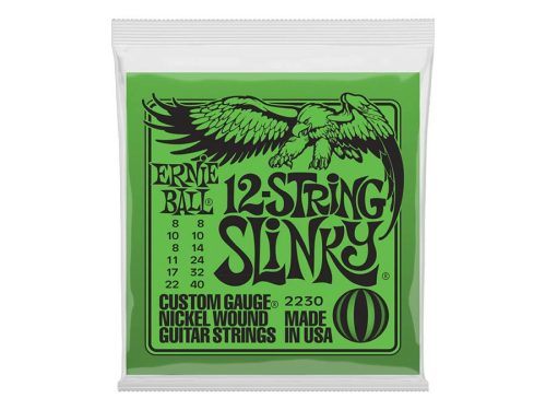 EB-2230 Ernie Ball  set electric 12-string, nickel wound, slinky, 2x008-2x-010-008-014-011-024-017-032-022-040