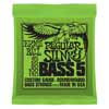 EB-2836 Ernie Ball  string set 5-string bass, roundwound longscale, regular slinky, 045-065-080-100-130