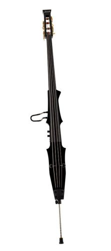 EB-50-BK Leonardo  electric double bass, with active pickup, bag, bow and headphones