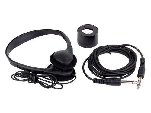 Leonardo EB-50-BK E-Kontrabass – aktiver Tonabnehmer, modernes Design, Stahlstachel, verstellbarer Steg, Tasche, Bogen, Kopfhörer