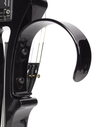 Leonardo EC-50-B violoncel electric – design modern, element activ Shadow, cu husă, arcuș și căști