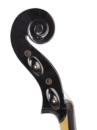 Leonardo EC-50-B violoncel electric – design modern, element activ Shadow, cu husă, arcuș și căști