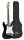 ED1/BK SX Standard Series electric guitar, with 3 single coil pickups and vintage tremolo, bag, black