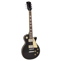   EE3-BK SX  LP Std. style electric guitar, basswood body, set neck, black