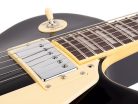 EE3-BK SX  LP Std. style electric guitar, basswood body, set neck, black