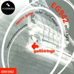   EG-0942 Galli ProCoated Electric string set electric, coated nickel round wound, extra light, 009-011-016-024-032-042