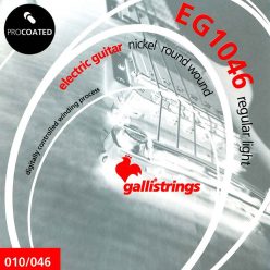   EG-1046 Galli ProCoated Electric string set electric, coated nickel round wound, regular light, 010-013-017-026-036-046