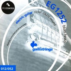  EG-1252 Galli ProCoated Electric string set electric, coated nickel round wound, blues heavy, 012-015-019-032-042-052