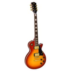   EH3-CS SX  LP Custom style electric guitar, mahagony body, plain maple top, set neck, cherry sunburst