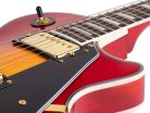 EH3-CS SX  LP Custom style electric guitar, mahagony body, plain maple top, set neck, cherry sunburst