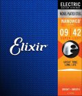 EL-12002 Elixir Nanoweb string set electric coated, extra light, 009-011-016-024-032-042