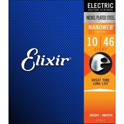   EL-12052 Elixir Nanoweb string set electric coated, light, 010-013-017-026-036-046