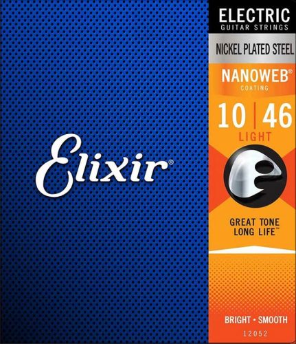 EL-12052 Elixir Nanoweb string set electric coated, light, 010-013-017-026-036-046