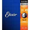 EL-12102 Elixir Nanoweb string set electric coated, medium, 011-014-018-028-038-049