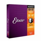 EL-16002 Elixir Nanoweb string set acoustic coated phosphor bronze, extra light, 010-014-023-030-039-047