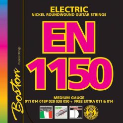   EN-1150 Boston  string set electric, nickel roundwound, medium, 011-014-018-028-038-050