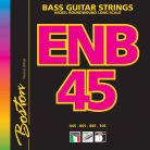 ENB-45 Boston  string set electric bass, nickel roundwound, medium, 045-065-085-105 longscale