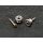 EP-A1 Gotoh Master Relic Collection strap buttons with screws, spherical model, set of 2, aged aluminium