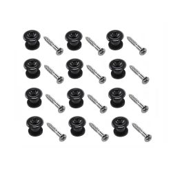 EP-B Boston  endpin, plastic, with screw, 12-pack, black