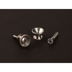   EP-B2 Gotoh Master Relic Collection strap buttons with screws, v-model, set of 2, aged aluminium