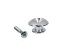 EP-HN-C Boston  strap buttons, metal, with screw, spherical model, diameter 17mm, 2-pack, chrome