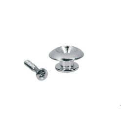   EP-HN-C Boston  strap buttons, metal, with screw, spherical model, diameter 17mm, 2-pack, chrome