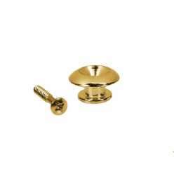   EP-HN-G Boston  strap buttons, metal, with screw, spherical model, diameter 17mm, 2-pack, gold