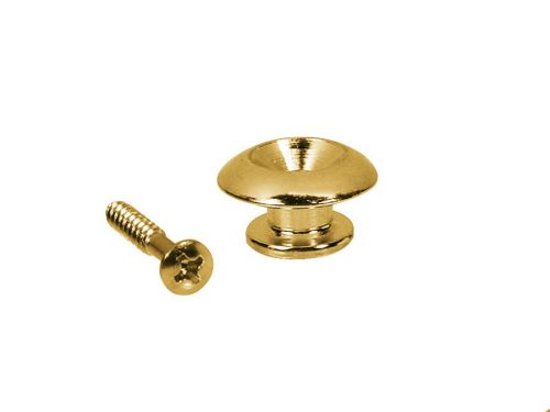 EP-HN-G Boston  strap buttons, metal, with screw, spherical model, diameter 17mm, 2-pack, gold