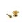 EP-K-G Boston  strap buttons, metal, with screw, v-model, diameter 13mm, 2-pack, gold