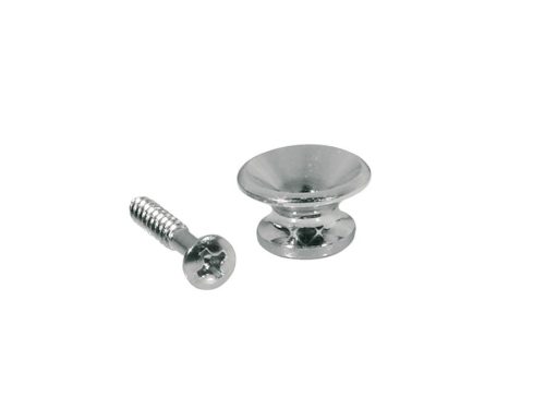 EP-K-N Boston  strap buttons, metal, with screw, v-model, diameter 13mm, 2-pack, nickel