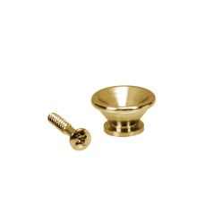   EP-PP-G Boston  strap buttons, metal, with screw, v-model, diameter 17mm, 2-pack, gold