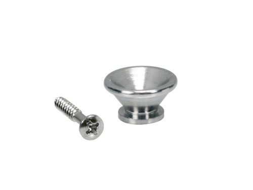 EP-PP-N Boston  strap buttons, metal, with screw, v-model, diameter 17mm, 2-pack, nickel