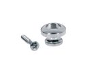 EP-R-C Boston  strap buttons, metal, with screw, spherical model, diameter 14mm, 2-pack, chrome