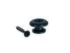 EP-RR-B Boston  strap buttons, metal, with screw, spherical model, diameter 17mm, 2-pack, black