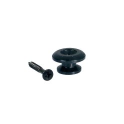   EP-RR-B Boston  strap buttons, metal, with screw, spherical model, diameter 17mm, 2-pack, black
