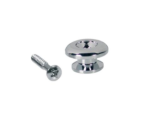 EP-RR-C Boston  strap buttons, metal, with screw, spherical model, diameter 17mm, 2-pack, chrome