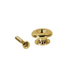   EP-RR-G Boston  strap buttons, metal, with screw, spherical model, diameter 17mm, 2-pack, gold