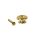 EP-RR-G Boston  strap buttons, metal, with screw, spherical model, diameter 17mm, 2-pack, gold