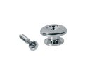 EP-RR-N Boston  strap buttons, metal, with screw, spherical model, diameter 17mm, 2-pack, nickel