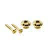 EP-S-G Boston  strap buttons, metal, with screw, v-model, diameter 15mm, 2-pack, gold